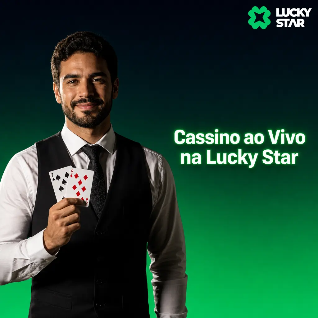 Mesa de cassino ao vivo da Lucky Star com dealer real, roleta e jogos transmitidos em HD por estúdios profissionais.